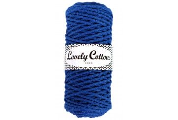 COBALT BLUE - cotton cord 3mm