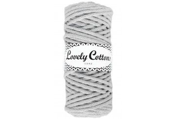 LIGHT GREY - cotton cord 5mm
