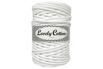 WHITE - cotton cord 5mm