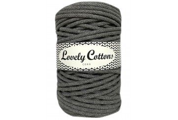 GRAPHITE - cotton cord 5mm