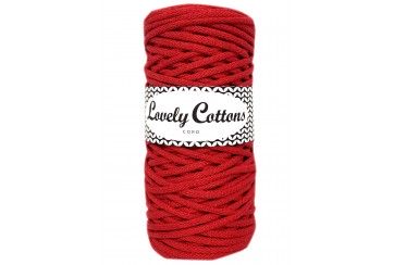 RED - cotton cord 3mm