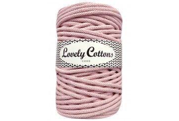 LIGHT PINK WITH PEARL THREAD - cotton cord 5mm