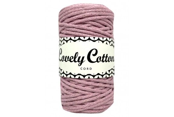 DUSTY LILAC - cotton cord 2mm