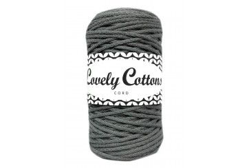 PLATINUM GREY - cotton cord 2mm