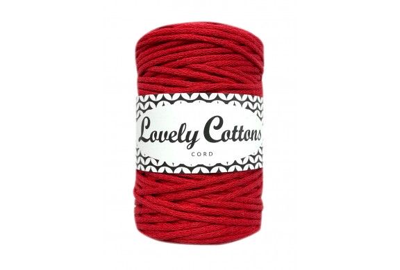 RED - cotton cord 2mm