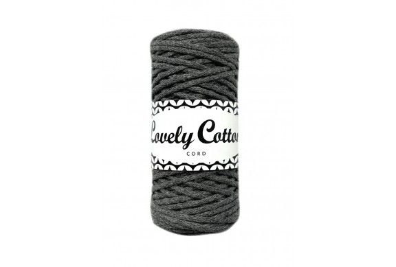 GRAPHITE - cotton cord 2mm
