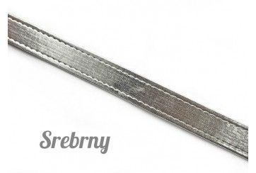 LEATHER STRAP 19MM - 10CM - SILVER