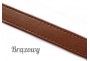 LEATHER STRAP 25MM - 10CM - BROWN