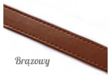 LEATHER STRAP 25MM - 10CM - BROWN