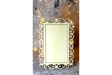 WOODEN FRAME WITH ORNAMENT 4