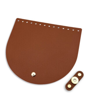 Klapka do torebki 20x18 cm z zapięciem magnetycznym + mocowanie z nitami